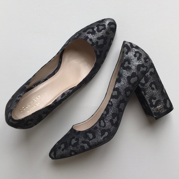 Cole Haan Shoes - NEW Cole Haan Alanna Metallic Leopard Pumps